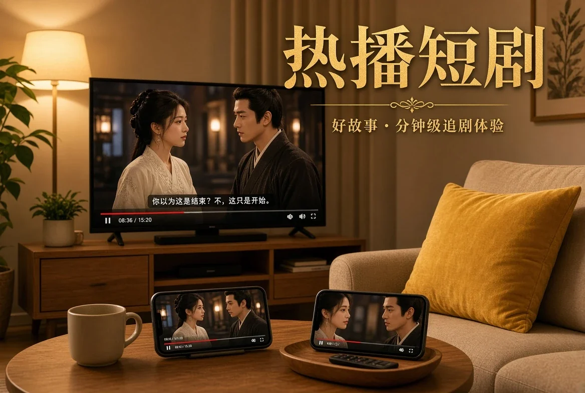 热播短剧导览氛围配图